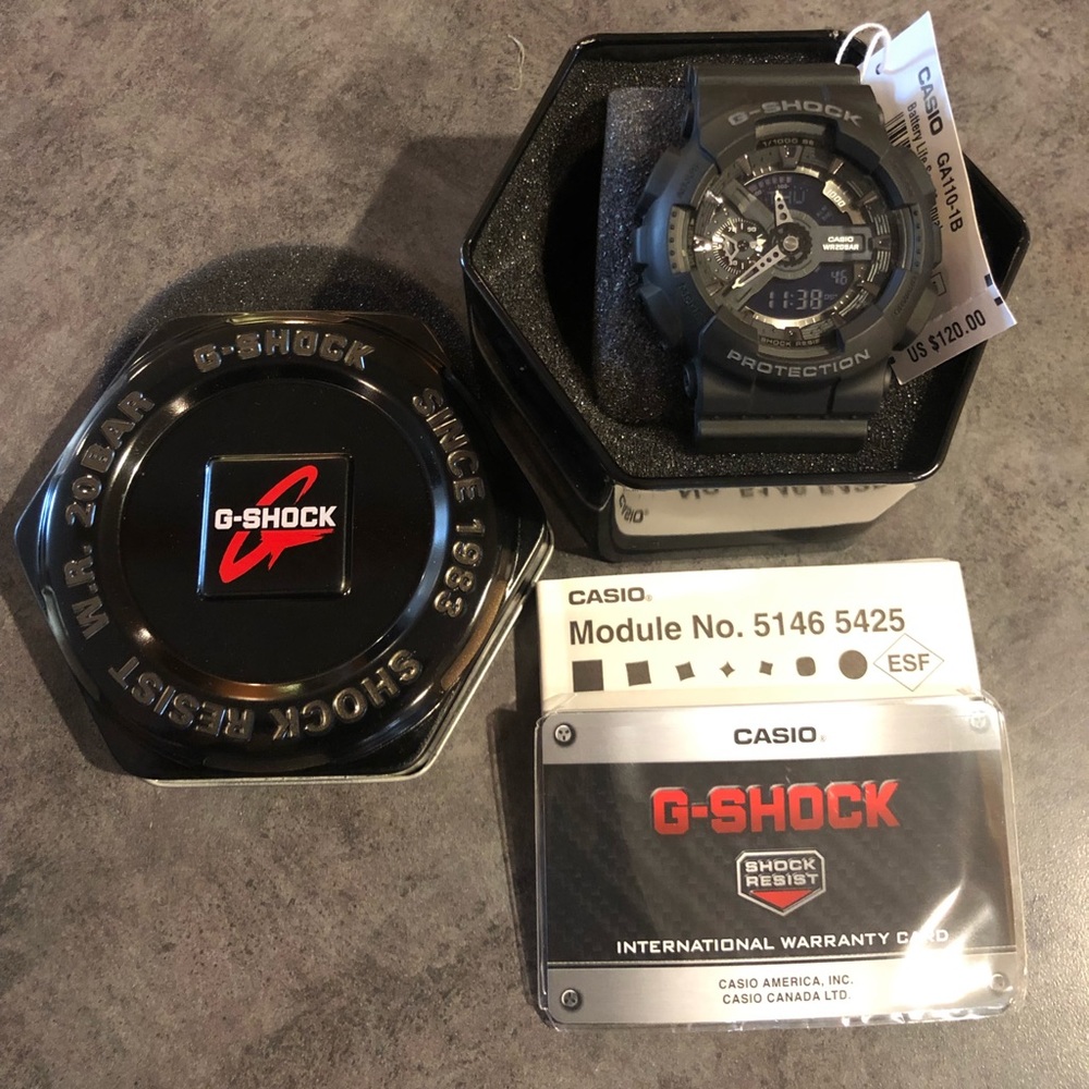 G-Shock Black Watch